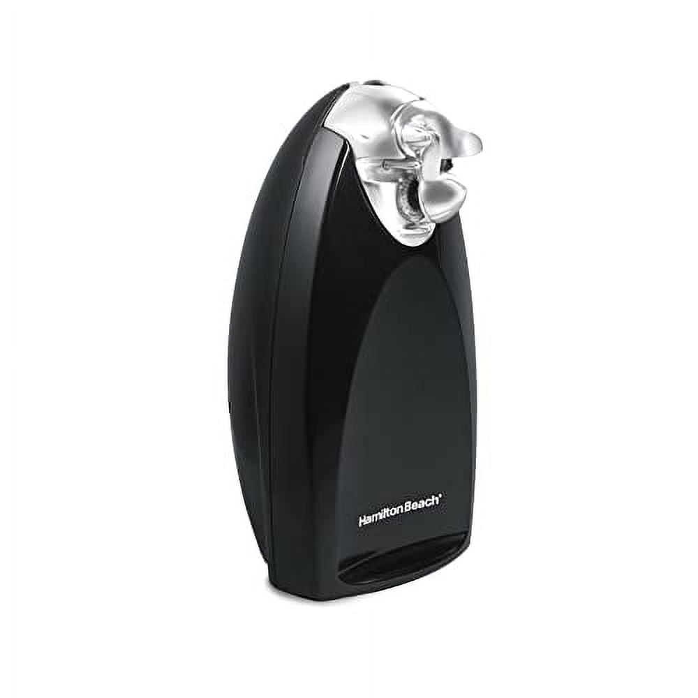 Hamilton Beach Brands Inc. 76700 Electric Automatic Can Opener with  Easy-Clean Detachable Cutting Lever, Cord Storage, Knife Sharpener, Brushed  Stainless Steel
