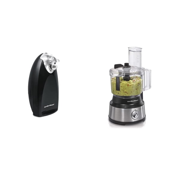 Hamilton Beach Electric Can Opener + Food Processor & Vegetable Chopper