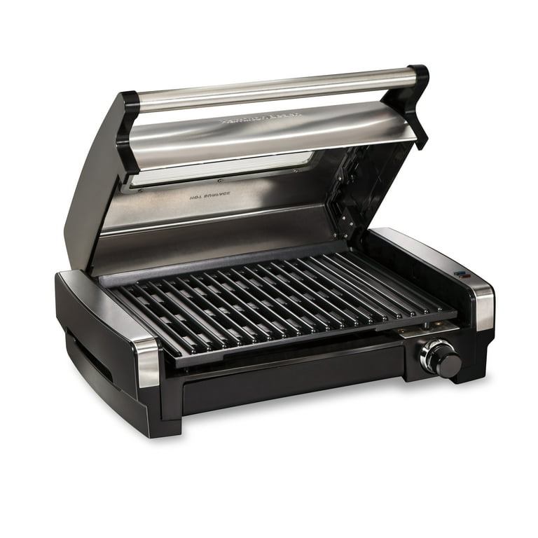 Hamilton Beach Indoor Electric Searing Grill With Viewing Window 