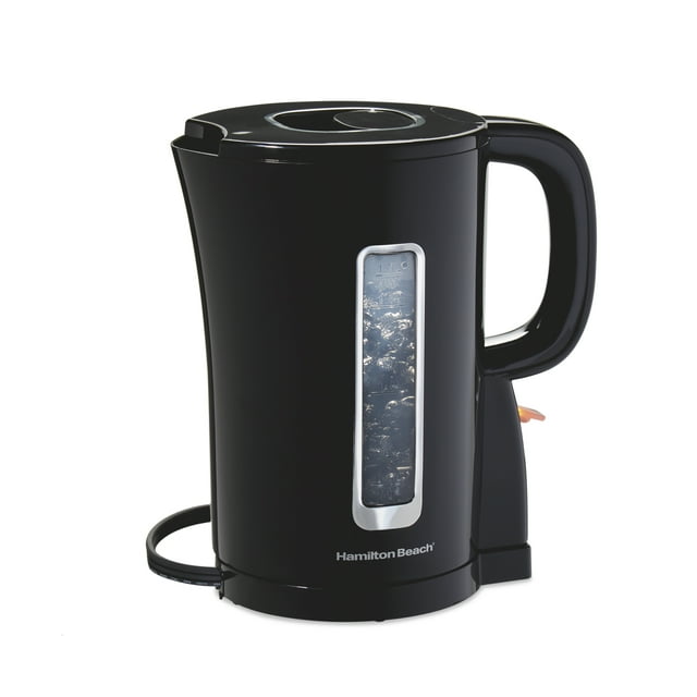 Hamilton Beach Electric Kettle, 1.7 Liter Capacity, Black, 41038