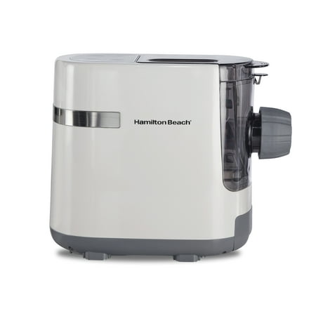 Hamilton Beach Electric Pasta and Noodle Maker Machine with 7 Molds for Spaghetti, Fettucine and more, White, 86650