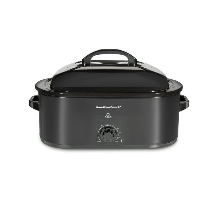 Hamilton Beach 20-Quart Electric Roaster Oven, Black, Turkey