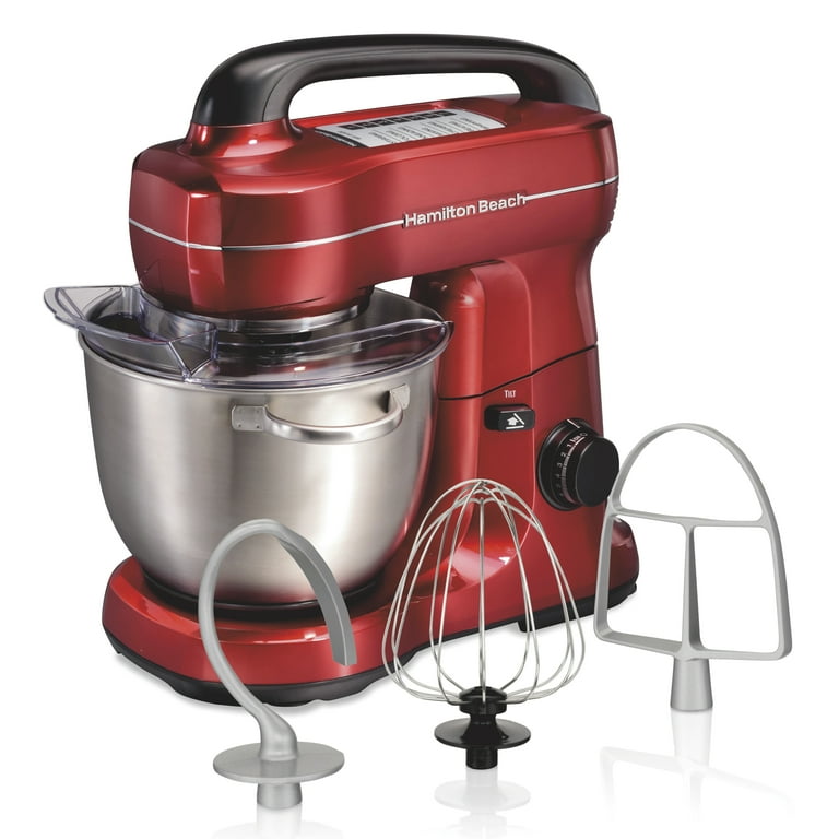 Hamilton　Beachステンレス製スタンドミキサー 6段階スピード Amazon.com: Hamilton Beach 6 Speed Electric Stand Mixer with