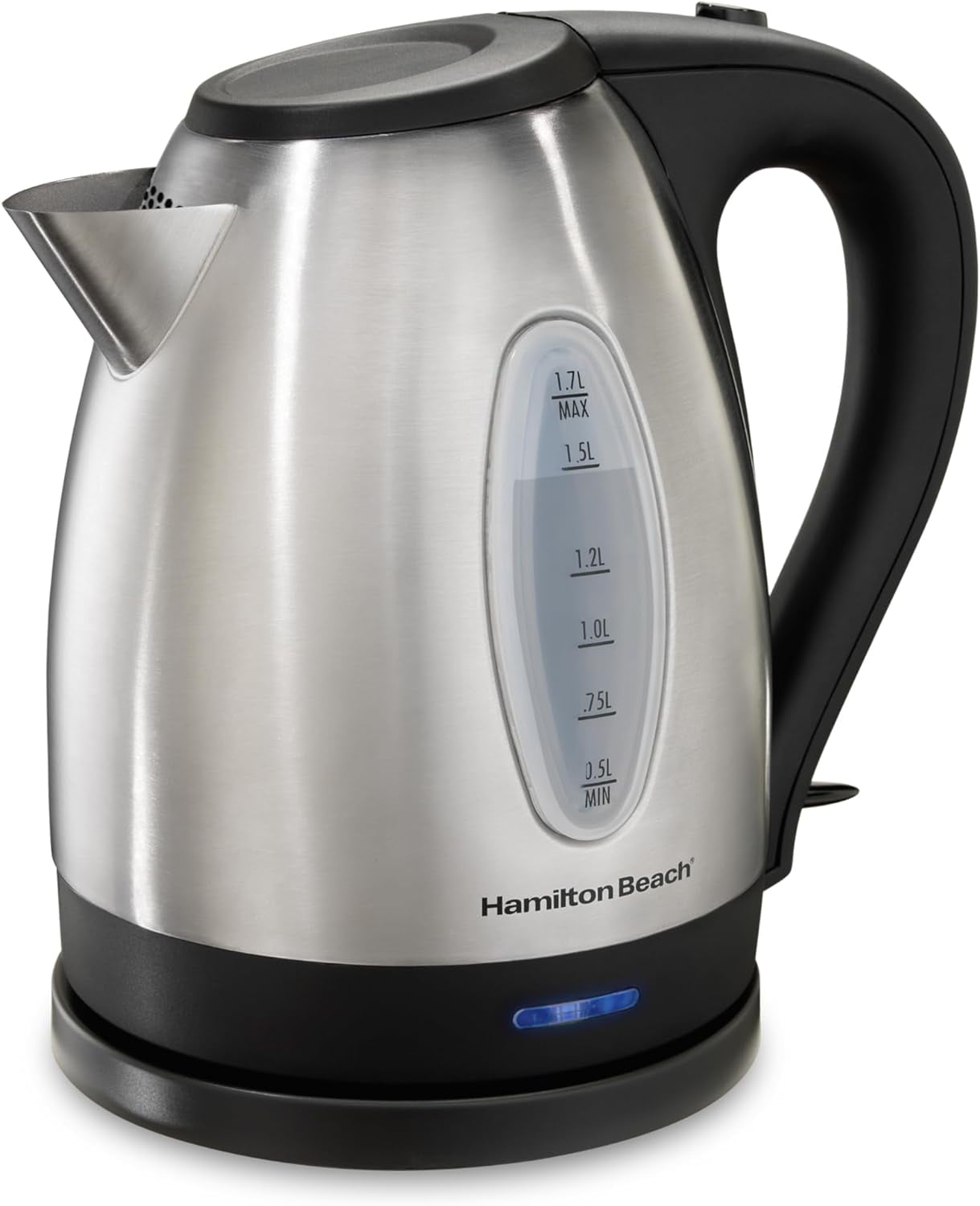 Hamilton Beach Electric Tea Kettle, Water Boiler & Heater, 1.7 Liter