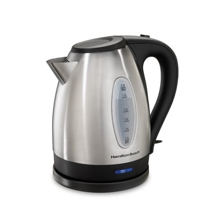 Hamilton Beach - 1.7 Liter Electric Kettle - Stainless Steel