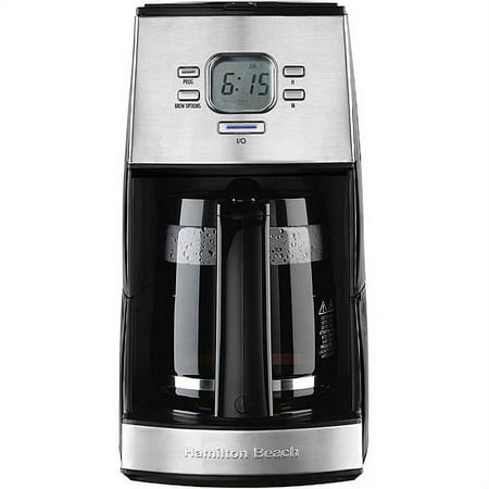 Hamilton Beach - Ensemble 12-Cup Coffee Maker - Black/Stainless-Steel