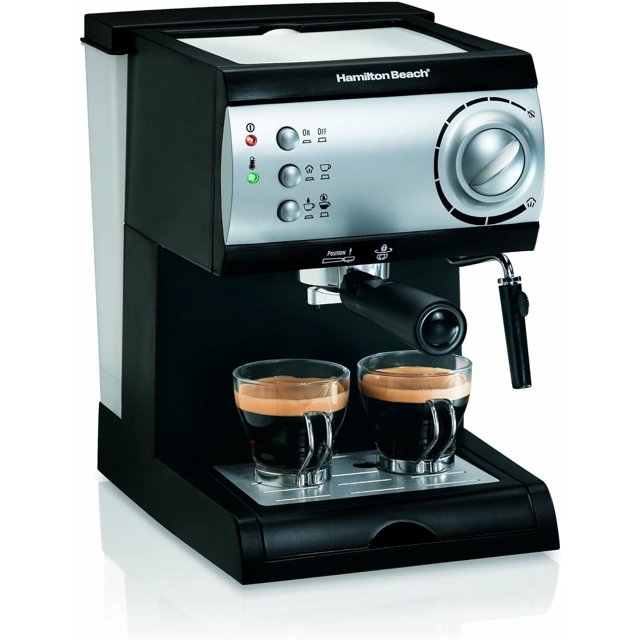 Hamilton Beach Espresso Maker Model 40715 w/ Milk Frother, Pods or