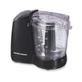 thumbnail interactive-video image 1 of Hamilton Beach Fresh Chop, Food Chopper and Mini Food Processor, 3-Cup, Black, 1 of 9