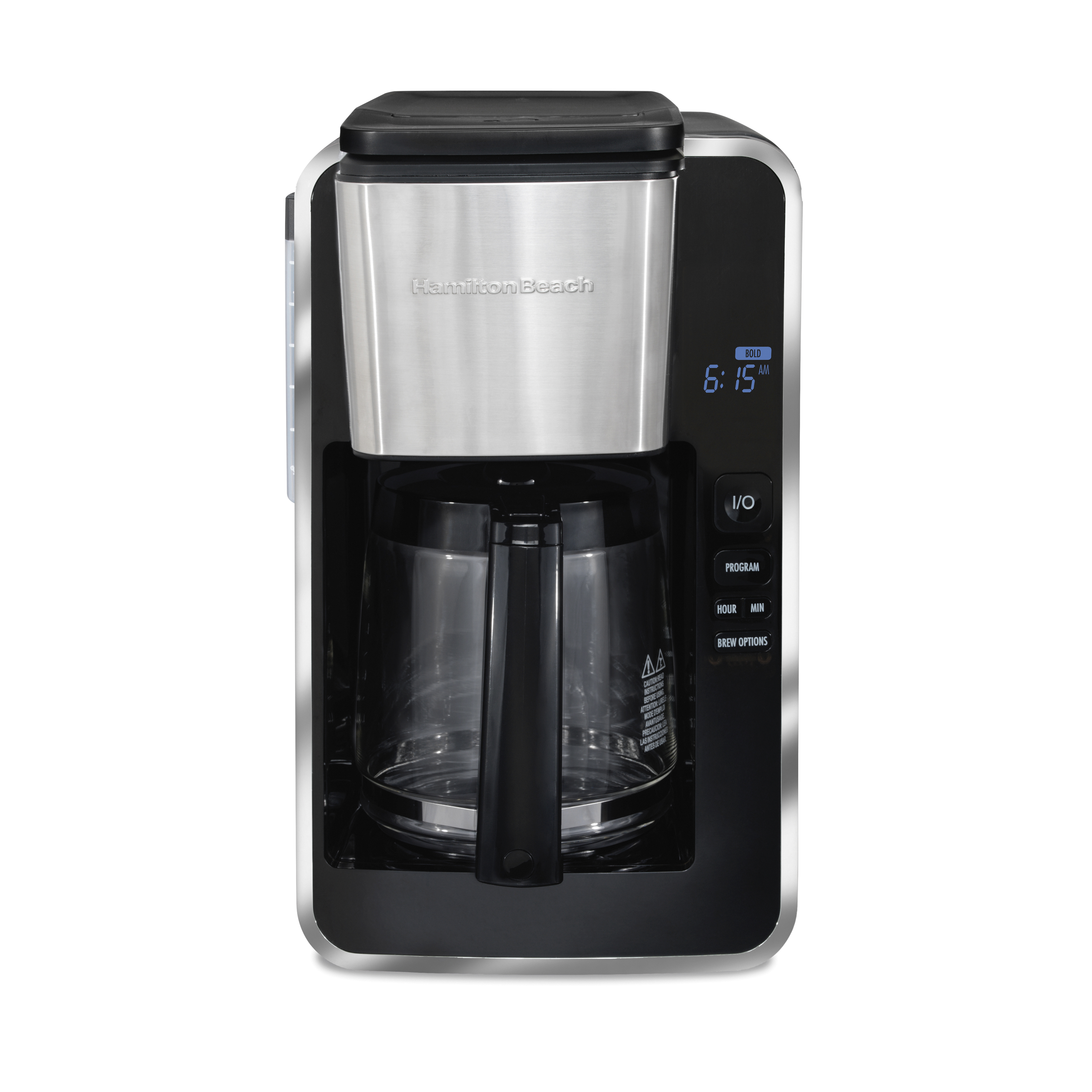 Hamilton Beach Front Fill Deluxe 12 Cup Programmable Coffee Maker, 46321 - image 1 of 8