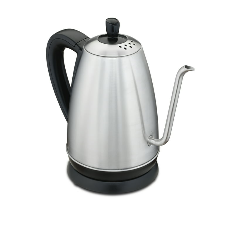 Hamilton Beach Electric Kettle, 1 Liter Capacity, Stainless Steel and Black