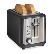 Hamilton Beach 2-Slice Toaster with Long Slots, Sure-Toast Technology & Removable Crumb Tray, Black