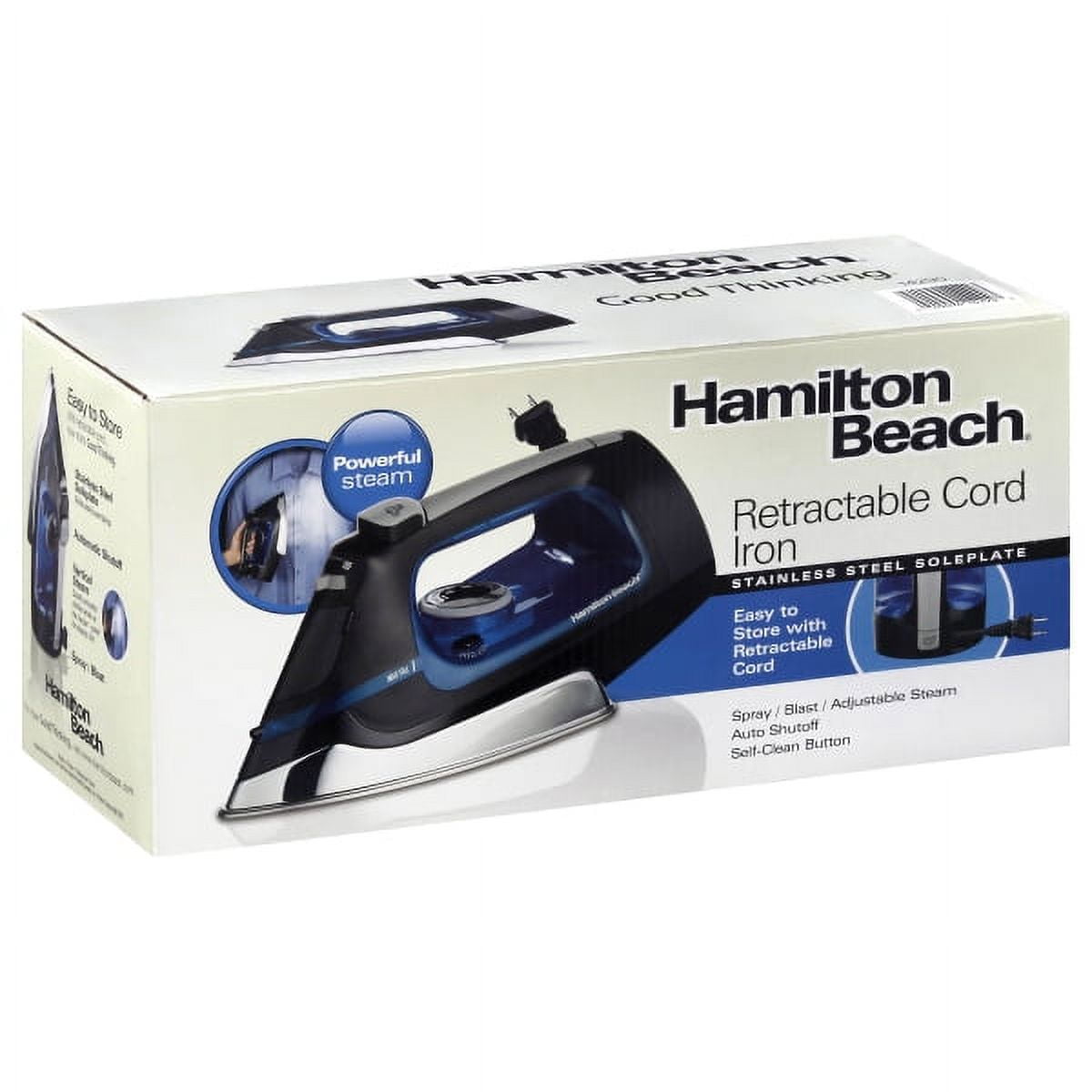 Hamilton Beach HB RETRACTABLE CORD IRON