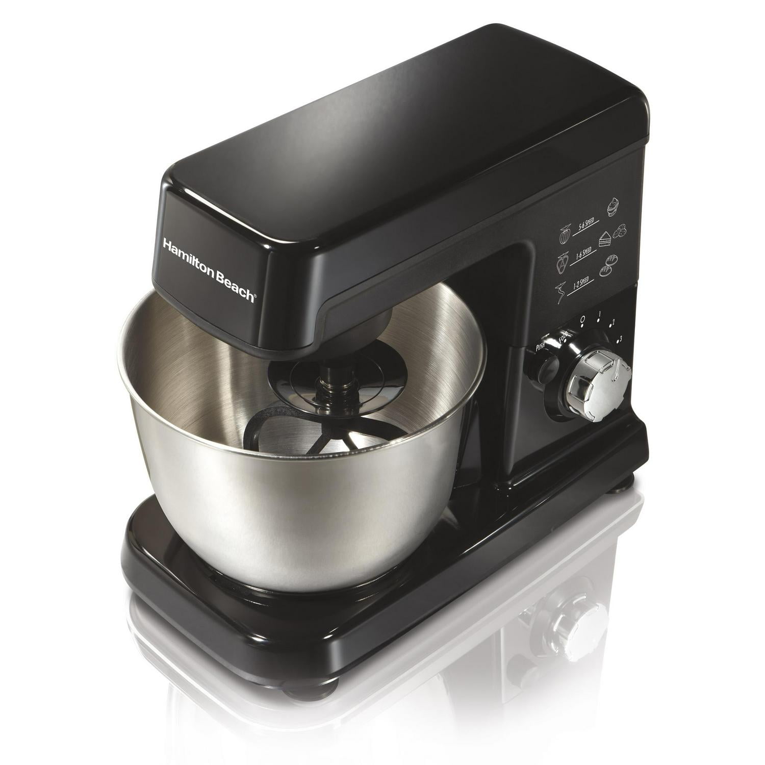 Hamilton Beach Hamilton Beach Black 6 Speed Stand Mixer