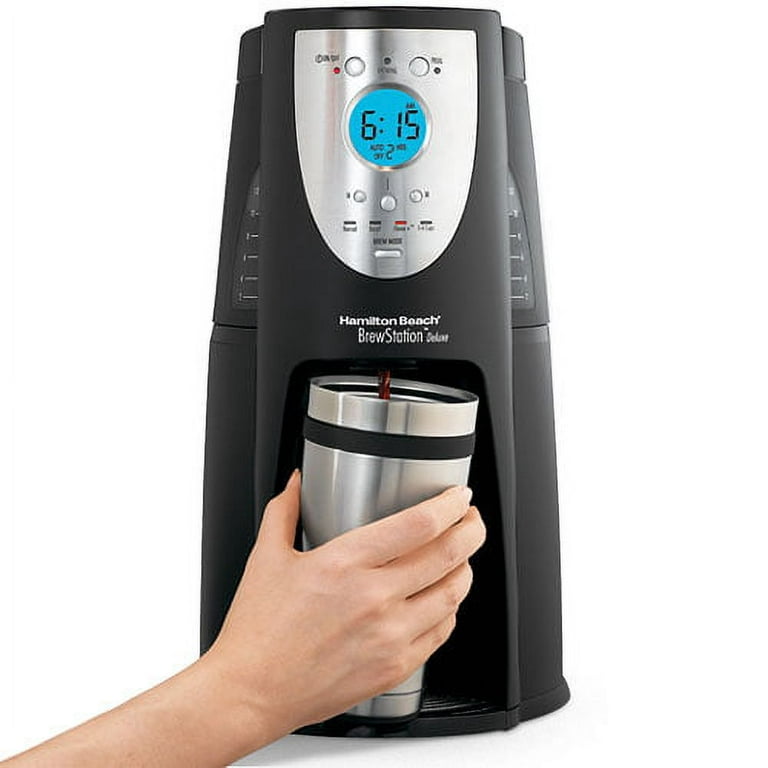 Hamilton Beach 48464 12 Cup BrewStation® Coffee Maker w/ Adj ASO  Black/Silver 2 Per Case Price Per Each