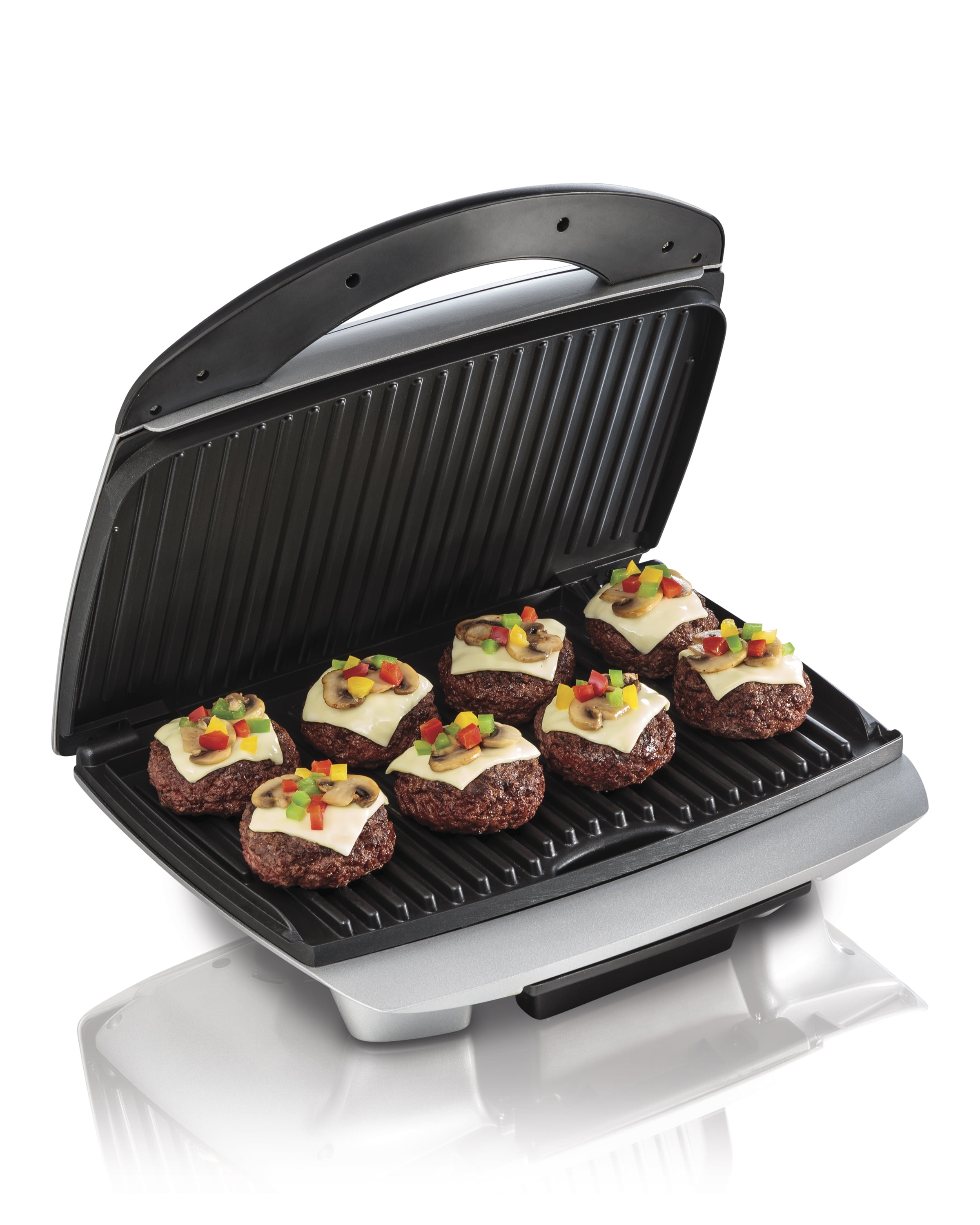 Hamilton Beach 25361 Searing Contact Grill - Silver for sale online
