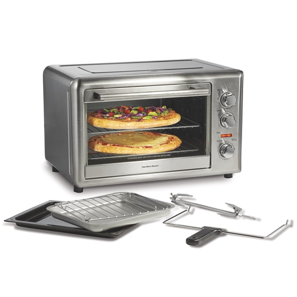 Hamilton Beach トースター シルバー Hamilton Beach XL Countertop Oven, Stainless Steel, Convection