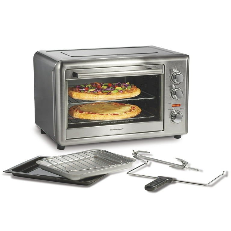 Hamilton Beach XL Countertop Oven, Stainless Steel, Convection