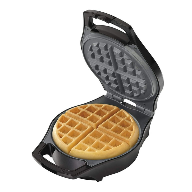 Hamilton Beach ダブルベルギーワッフルメーカー Hamilton Beach 1300 W Double Waffle Black Rotating Belgian