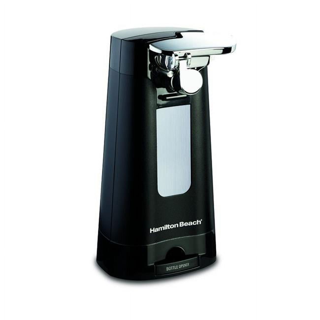 Hamilton Beach Model 76510 Black Electric Can Opener Magnetic Lid Holder