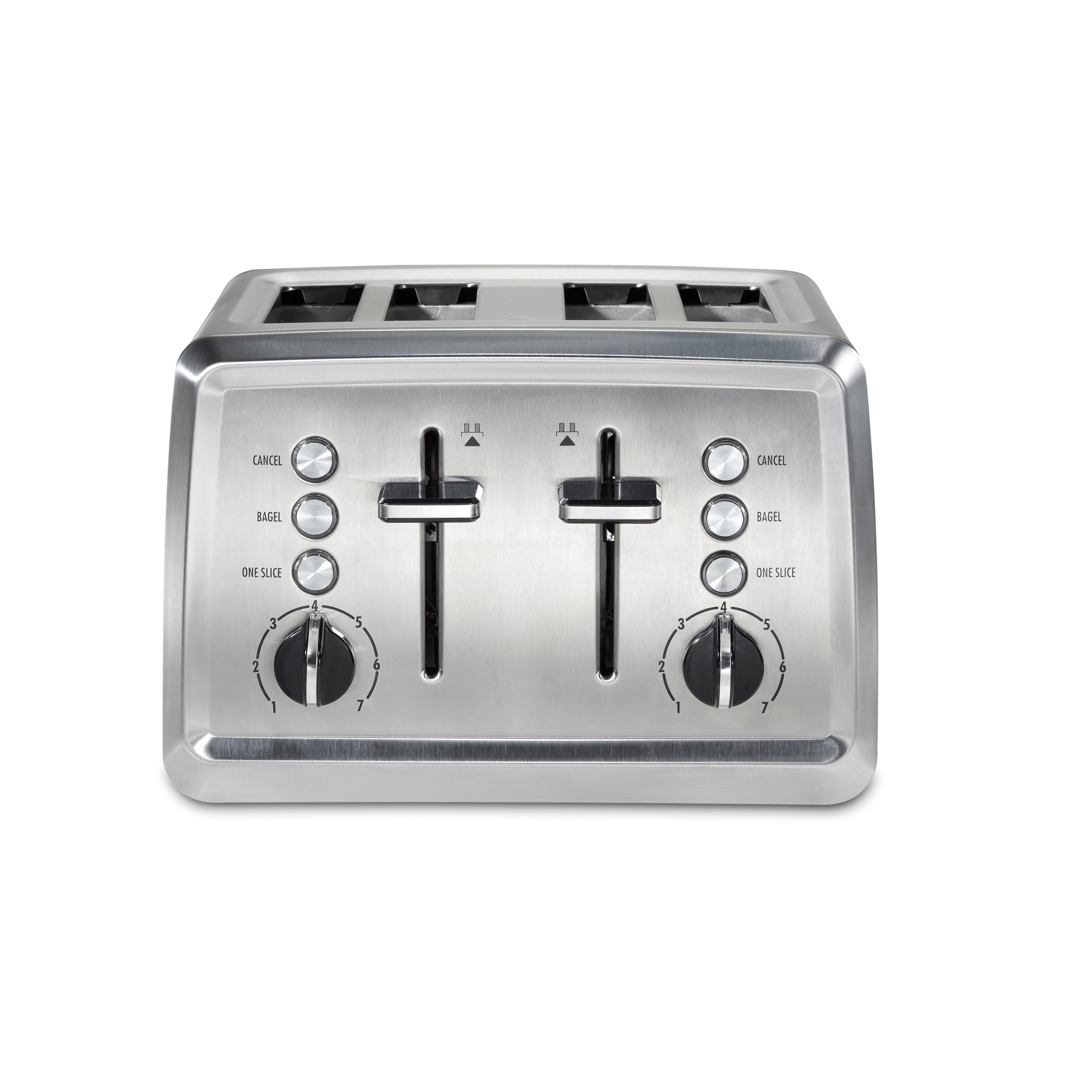 Stainless Steel 4-Slice Toaster with Extra-Wide Slots