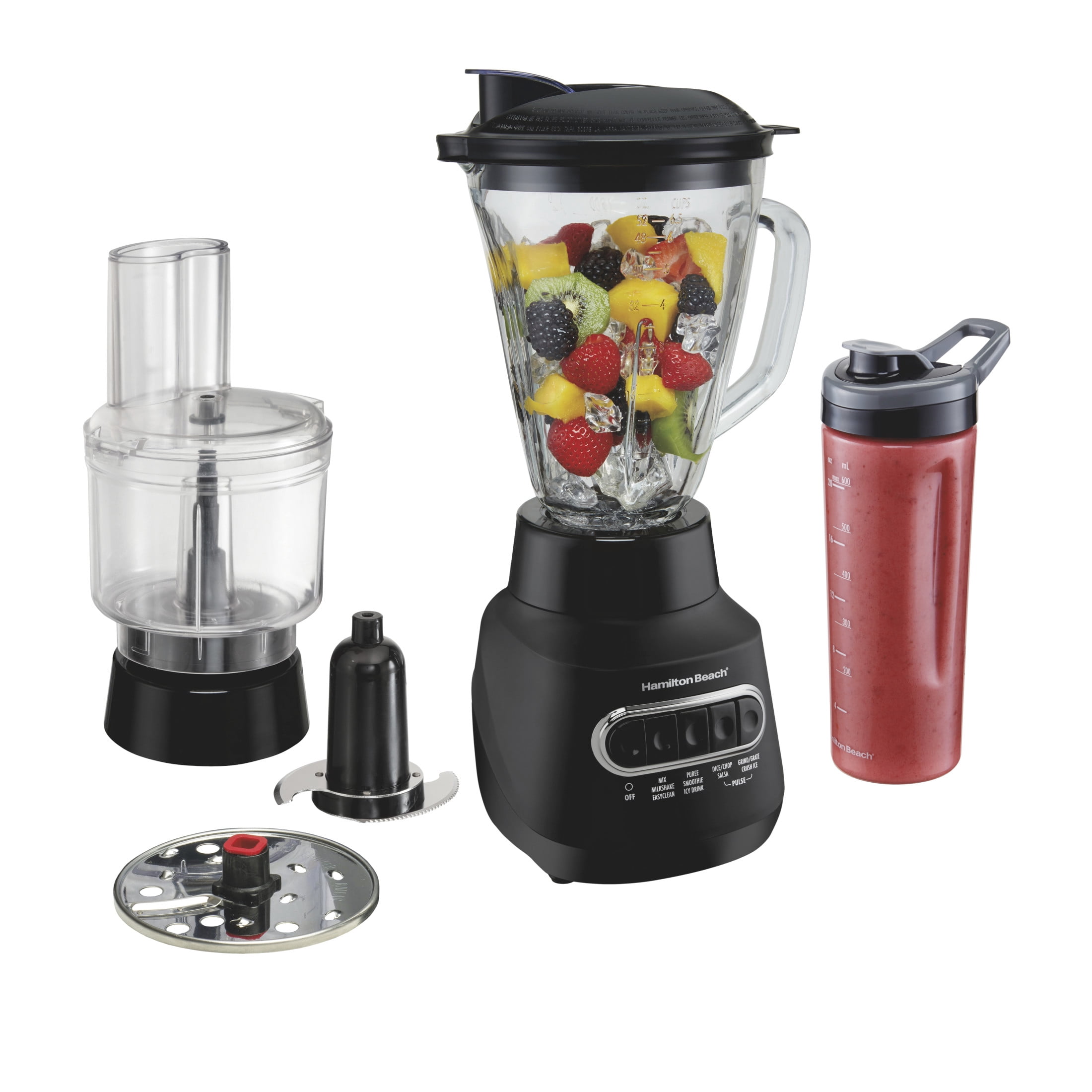 Hamilton Beach MultiBlend Kitchen System, 3-in-1 Quiet Blender