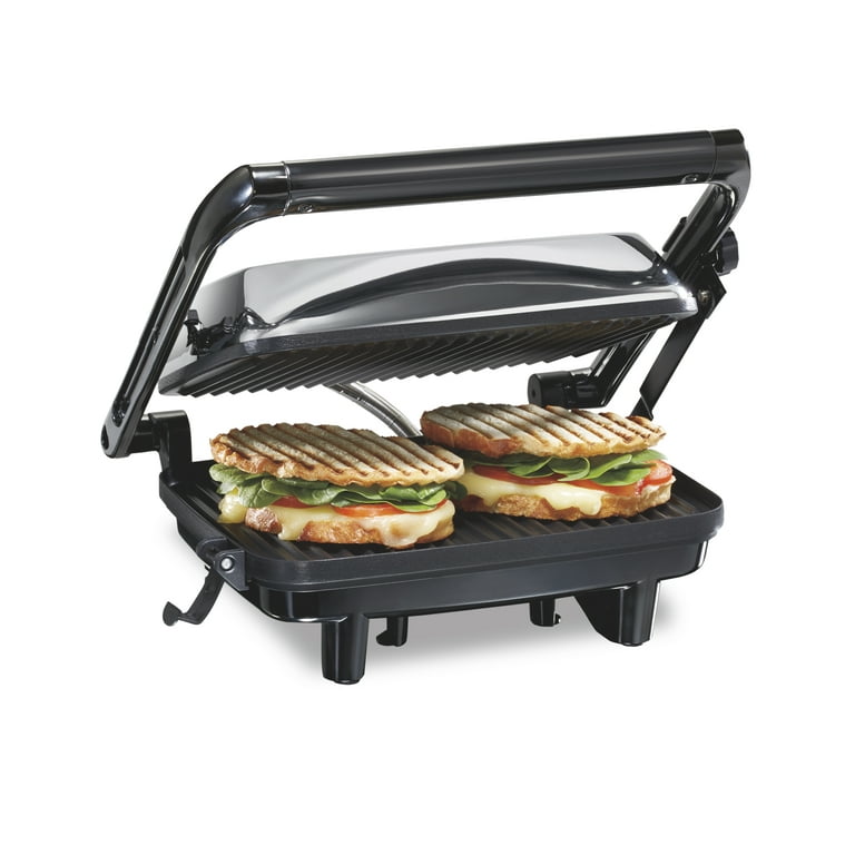 Hamilton Beach Stainless Steel Electric Panini Maker & Grill