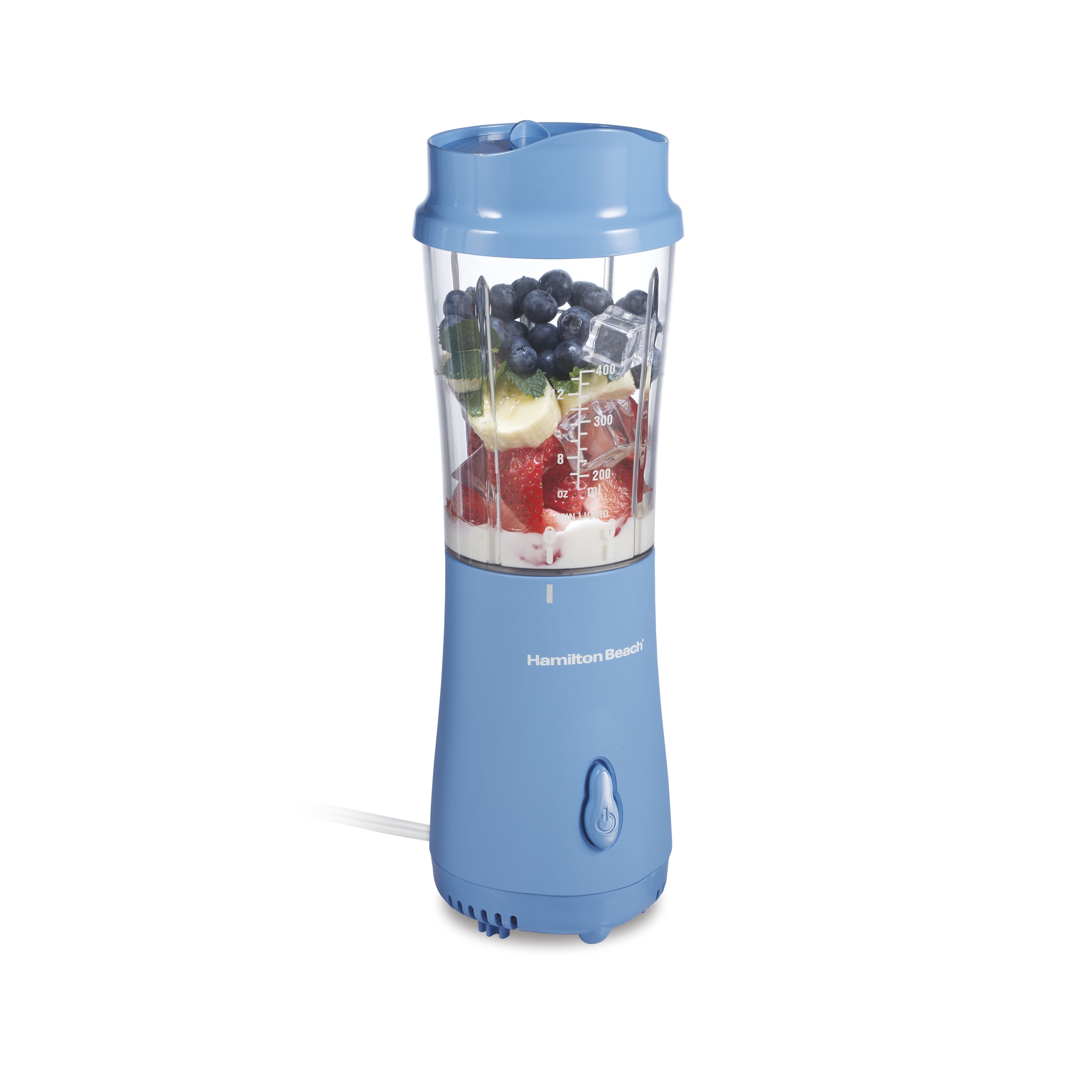 Hamilton Beach Single Serve Personal Blender for Smoothies, 14oz