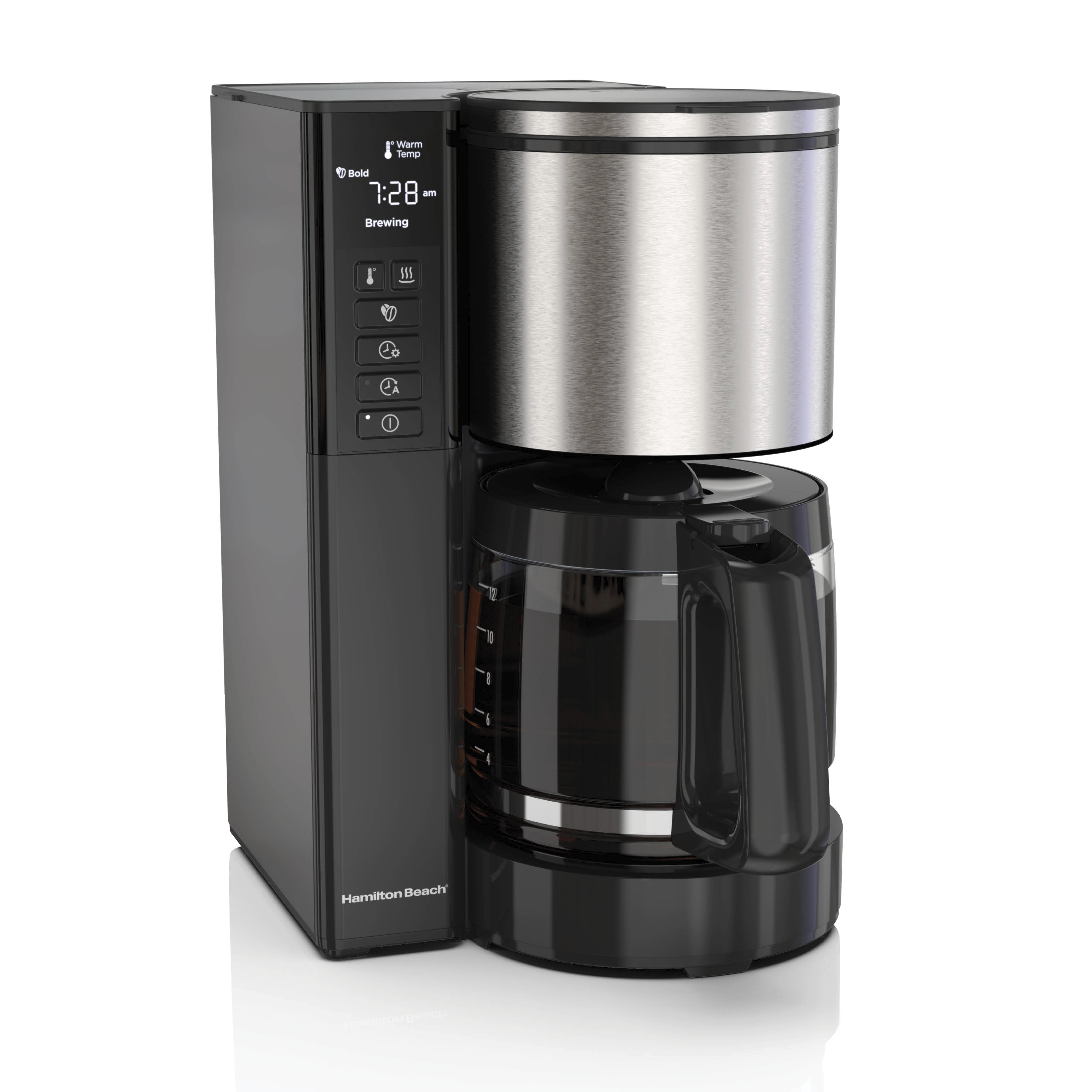 Toastmaster 12Cup Coffee Maker, TM122CM, Black