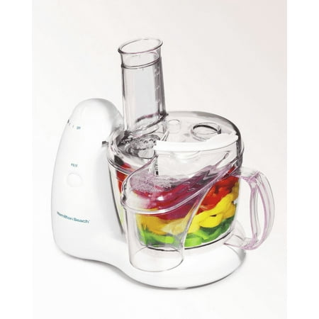 Hamilton Beach - PrepStar 8-Cup Food Processor - White