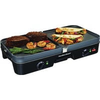 Hamilton Beach - Proctor Silex Hamilton Beach 3-In-One Electric Grill/Griddle
