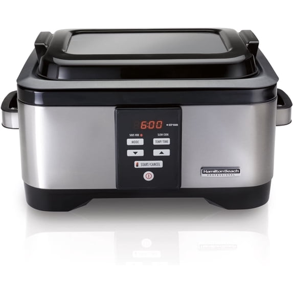 Hamilton Beach Professional 6 qt Slow Cooker-Crock Stainless Steel