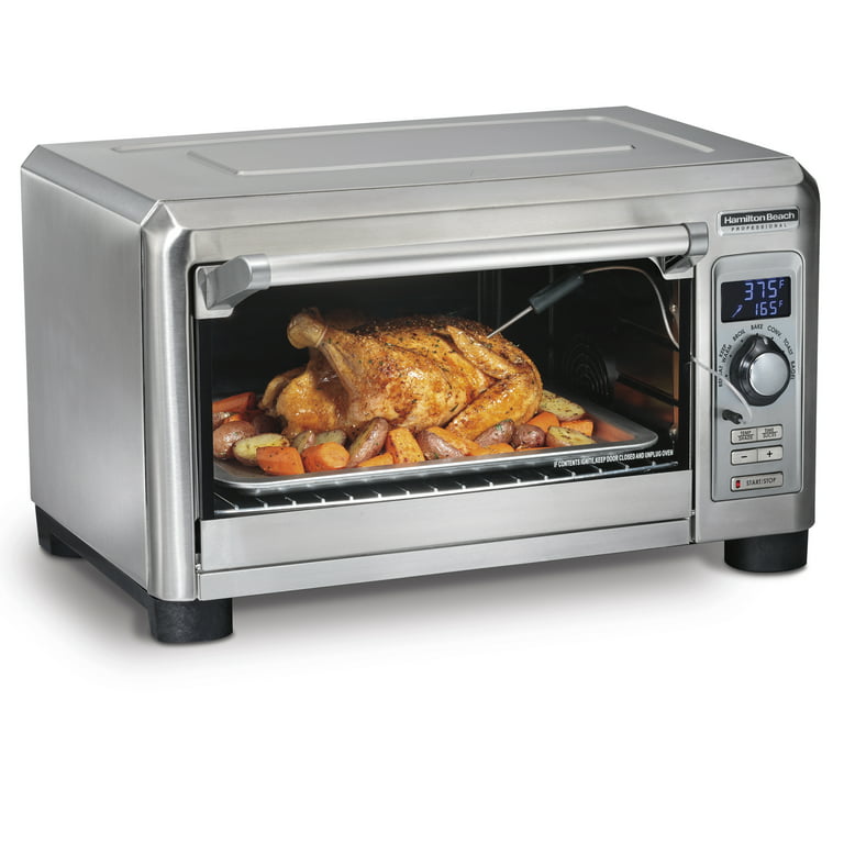 Hamilton Beach Professional 4-Slice Digital Air Fry Toaster Oven- Stainless  Steel
