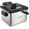 thumbnail image 1 of Hamilton Beach Professional Grade Electric Deep Fryer 4.5 Liters Oil Capacity 1800 W Stainless Steel, 1 of 8