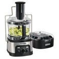 thumbnail image 1 of Hamilton Beach Professional 12 Cup Spiralizing Food Processor with Stack & Snap Design, Black, 1 of 10