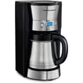 thumbnail image 1 of Hamilton Beach Programmable Coffee Maker with 10 Cup Thermal Carafe, 3 Brewing Options, Auto Shutoff & Pause and Pour, Stainless Steel (46899R), 1 of 15