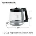 thumbnail image 1 of Hamilton Beach Replacement Carafe Glass, 1 of 3