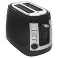 Hamilton Beach Retractable Cord 2 Slice Toaster, Warm Mode, Black
