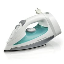 Hamilton Beach Retractable Cord Steam Iron, Stainless Steel Soleplate, 1200W, White
