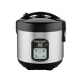 thumbnail interactive-video image 1 of Hamilton Beach 8 Cup Rice Cooker & Food Steamer with Steam & Rinse Basket, Stainless Steel, 1 of 10