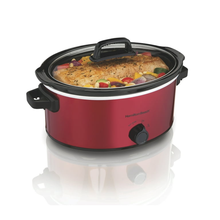 Crock-Pot 7 Quart Capacity Food Slow Cooker Home Cooking Kitchen Appliance,  Red, 1 Piece - Kroger