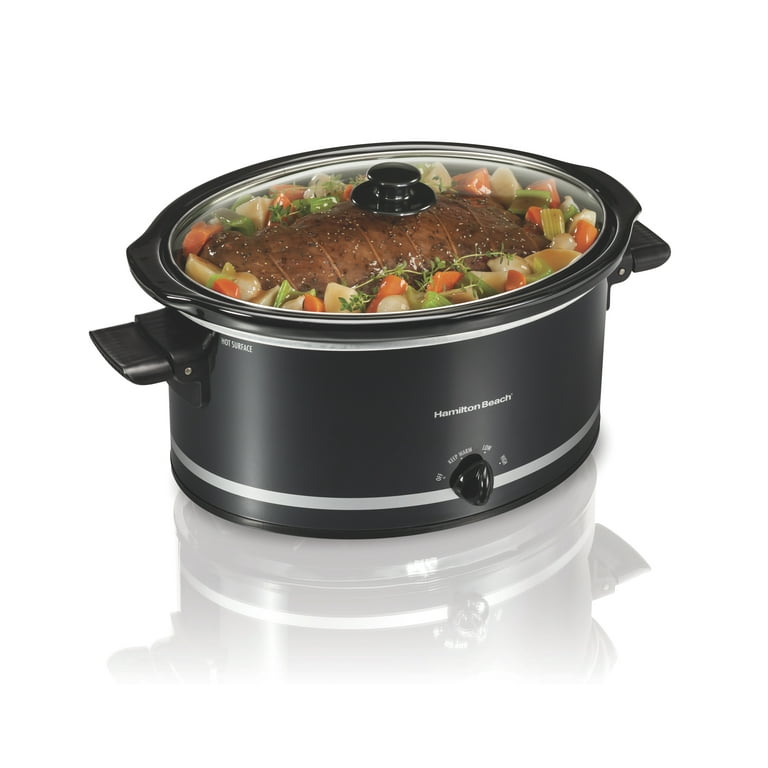 Hamilton Beach Slow Cooker, Extra Large 10 Quart, Stay or Go