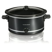 Hamilton Beach Slow Cooker, 8 Quart, Extra-Large Capacity, Serves 10+, Black