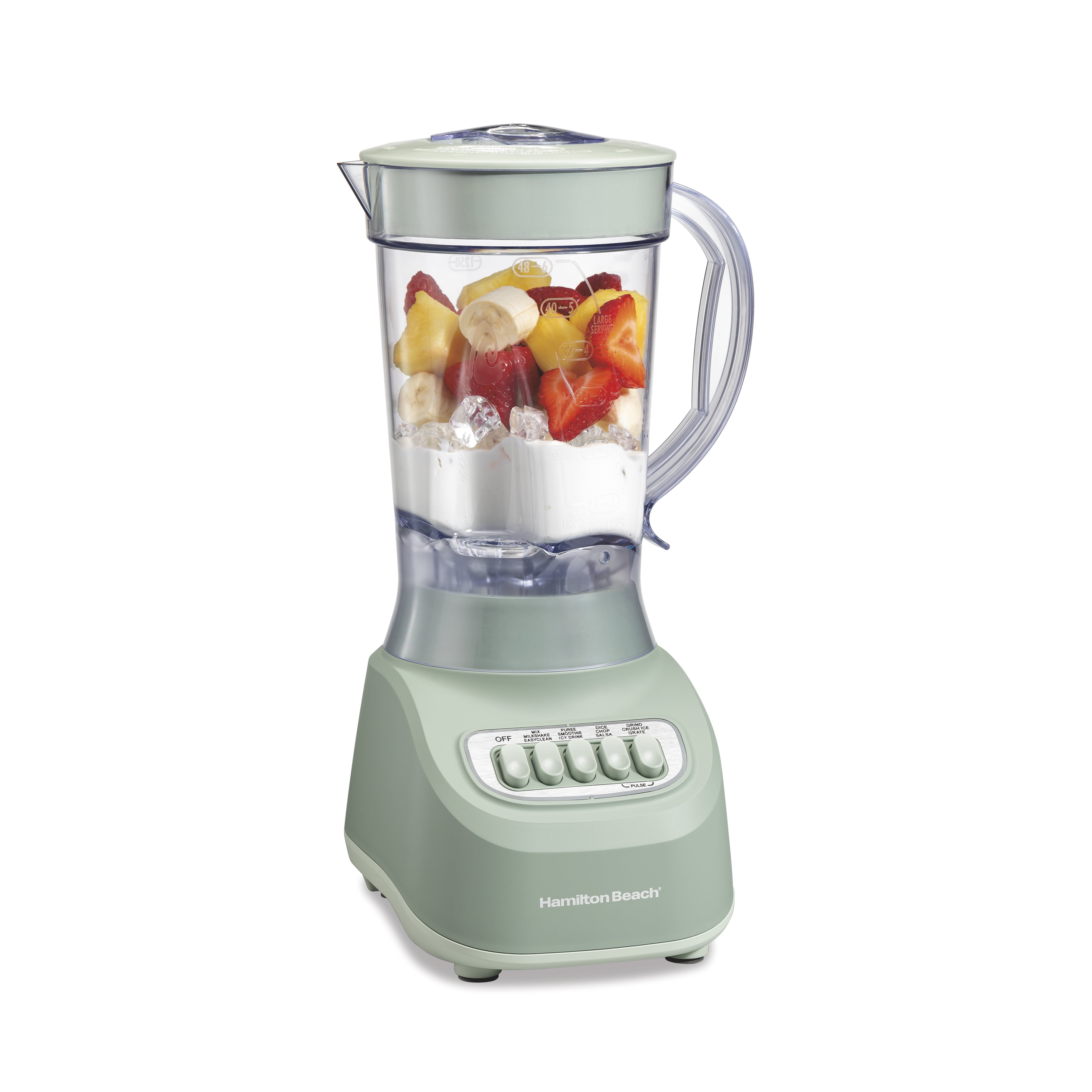 Hamilton Beach Smoothie Blender, 48 oz. Jar, Stainless Steel Blade, High Speed, Great for Shakes and Smoothies, Sage Green - Walmart.com