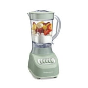 Hamilton Beach Smoothie Blender, 48 oz. Jar, Stainless Steel Blade, High Speed, Great for Shakes and Smoothies, Sage Green