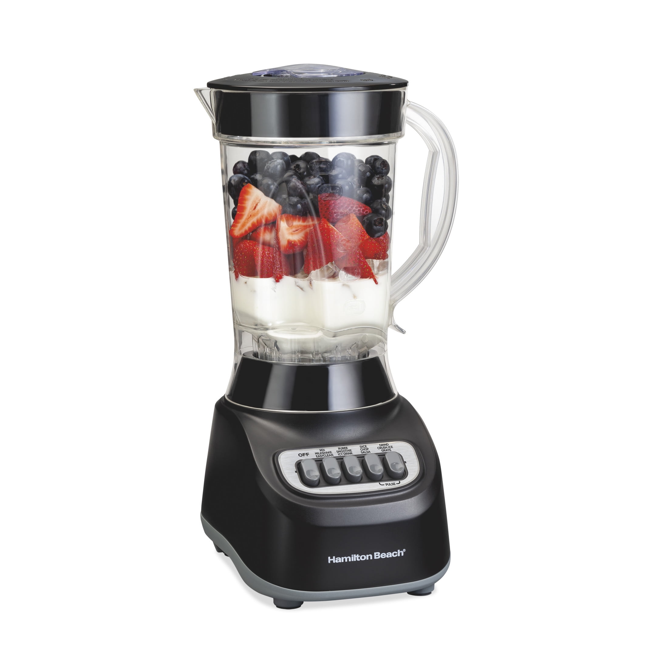 Hamilton Beach Commercial ブレンダー 約48オンス Hamilton Beach Quiet Kitchen System Smoothie Blender, 48 oz. Jar