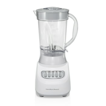 Hamilton Beach Smoothie Blender, 48 oz. Jar, Stainless Steel Blade, High Speed, Great for Shakes and Smoothies, White