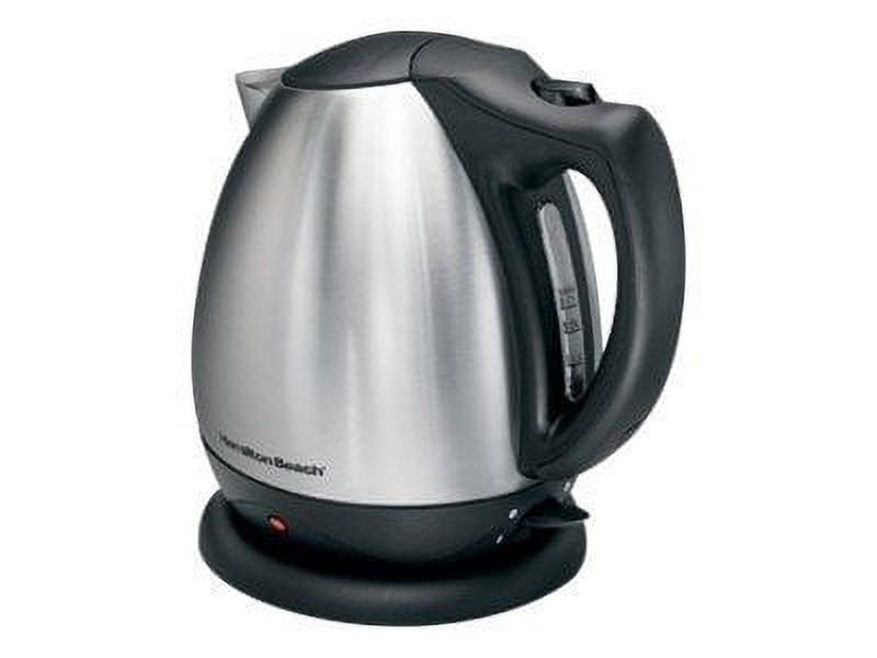 Hamilton Beach Stainless Steel 10 Cup Electric Kettle - Kettle - 1.5 kW - stainless steel - image 1 of 2