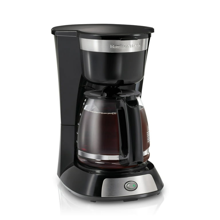 Hamilton Beach 12-Cup Drip Coffee Maker Machine with Glass Coffee