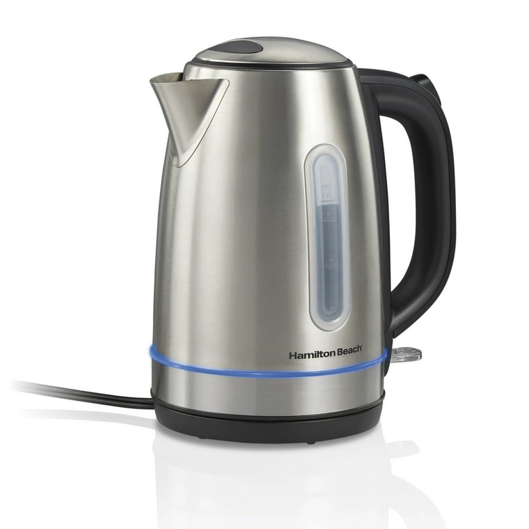 Hamilton Beach Stainless Steel Electric Kettle with LED Light