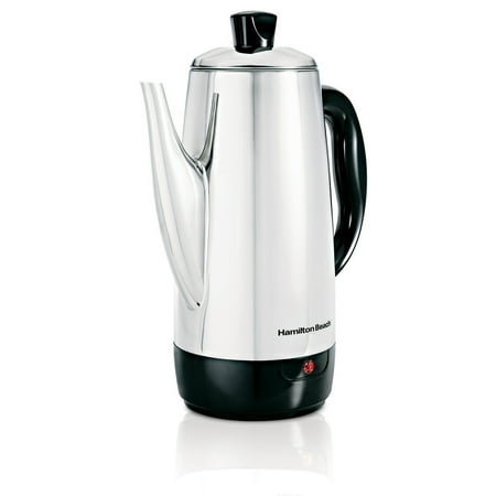 Hamilton Beach Stainless Steel Percolator, 12 Cup, Model 40616